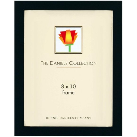 Dennis Daniels 8"x 10" Ebony (W41) Classic Wood Picture Frame #W4108E (New) - Picture 1 of 7
